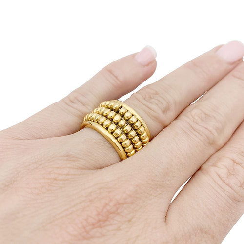 Bague 48 Bague Chaumet "Abacus" or jaune. 58 Facettes 33830