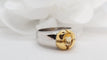 Bague 54 Bague en Or Bicolore & Citrine 58 Facettes 15885