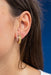Boucles d'oreilles Boucles d'oreilles Créoles Or jaune Saphir 58 Facettes 2617395CN