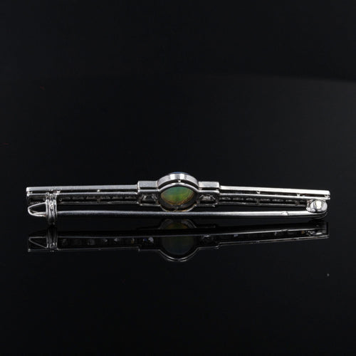 Broche Broche ancienne opale et diamants art déco 58 Facettes 20-568