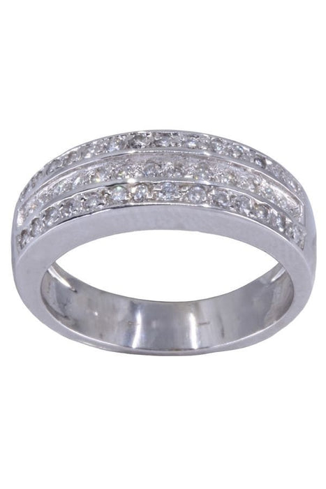 Bague 51 BAGUE PAVAGE DIAMANTS 58 Facettes 085551