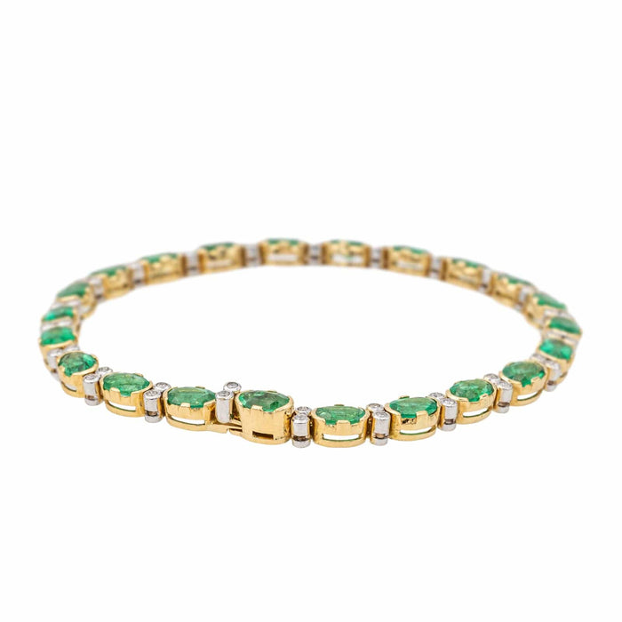 Bracelet Bracelet Or jaune Emeraude 58 Facettes 3182205CN