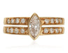 Bague 52 Bague en or et diamants Cartier Marquise 58 Facettes