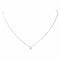 Collier Collier Solitaire Or blanc Diamant 58 Facettes 4387213CN