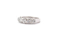 Bague 53 Bague diamants en or blanc et platine 58 Facettes 26135