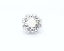 Bague Bague avec perle et diamants 58 Facettes