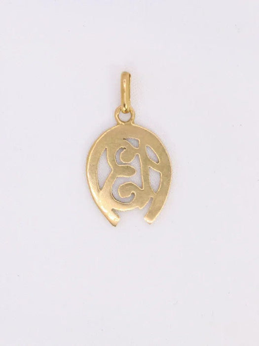 Pendentif Médaille vintage 13 porte bonheur or jaune 58 Facettes 1087.6