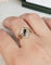 Bague 58 Bague or jaune, saphirs, diamants 58 Facettes 592