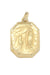 Pendentif Médaille or jaune notre dame de lourdes 58 Facettes 092501