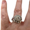 Bague 54 Bague de style Art Déco en or blanc avec diamants 58 Facettes Q257B