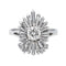 Bague 56 Bague Or blanc Diamant 58 Facettes 3904031CN