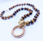 Collier Collier 70s' en or et oeil-de-tigre 58 Facettes