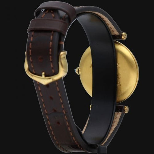 Montre Cartier Montre Must De Cartier Vermeil 58 Facettes MT43322