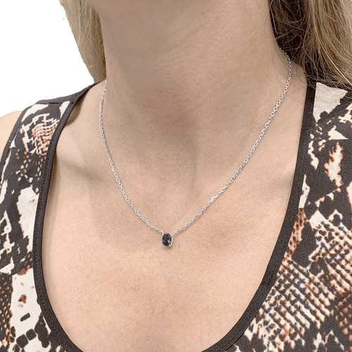 Collier Collier or blanc, saphir. 58 Facettes 34761