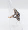 Bague 50 Bague marquise victorienne or rose et argent saphir et diamants 58 Facettes A01237