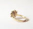 Bague 59 Bague or jaune 18k et diamants 58 Facettes