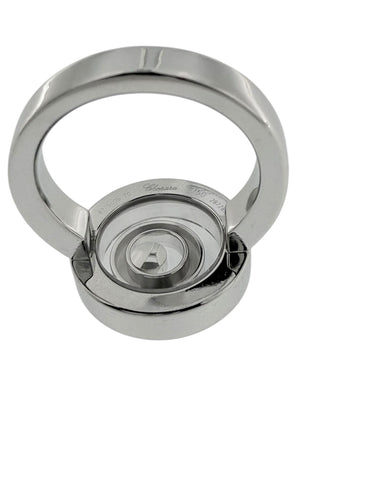 Bague 57 CHOPARD - Bague avec diamants Happy Spirit Or blanc 58 Facettes