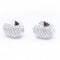 Boucles d'oreilles Boucles d'oreilles en or blanc et pavé de diamants 58 Facettes N102938EJ