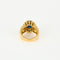 Bague 46 Bague marguerite, or jaune, saphir et diamants 58 Facettes CO2