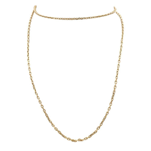 Collier Sautoir en or jaune. 58 Facettes 35113