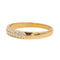Bague 52 Bague Demi alliance Or jaune Diamant 58 Facettes 4098640RV