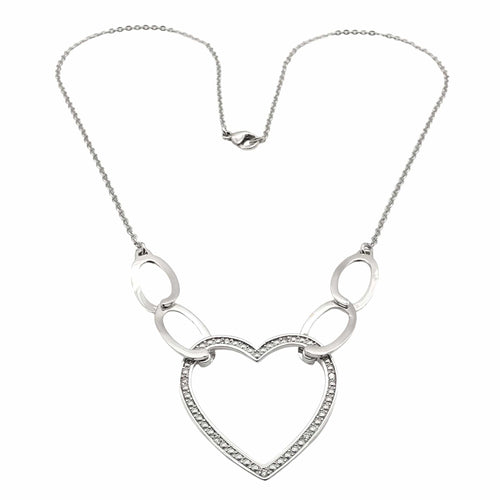 Collier Collier maille forçat, or et diamants 58 Facettes