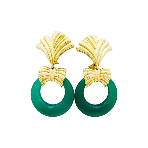 Boucles d'oreilles Boucles d'oreilles transformables Van Cleef & Arpels, or jaune, pierres de couleur. 58 Facettes 35275