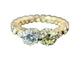 Bague 59 Bague or jaune sertie de deux diamants et jonquille 58 Facettes