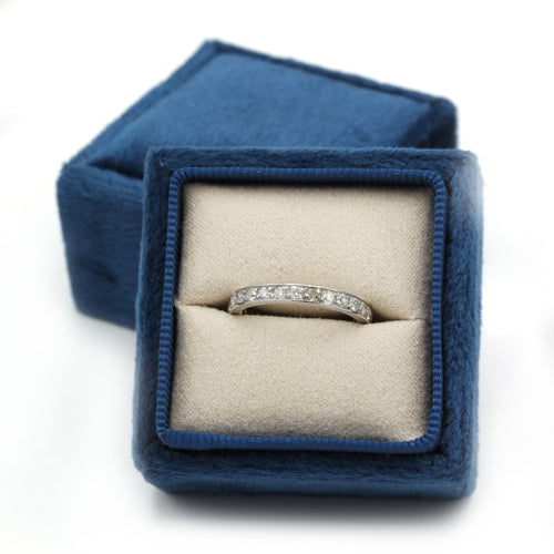 Bague 50 Alliance - Platine et diamants 58 Facettes 1157