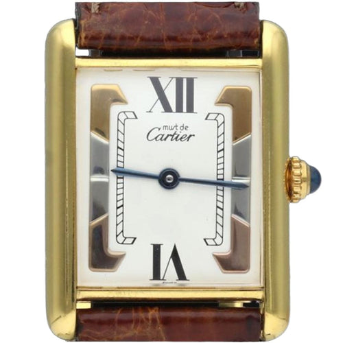 Montre Cartier Montre Tank Vermeil 58 Facettes MT42220