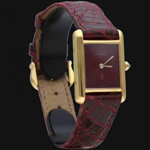 Montre Cartier Montre Tank Vermeil 58 Facettes MT43309