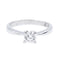 Diamani Bague Solitaire  Or blanc Diamant