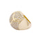 Bague 52 Bague Chanel, "Profil de Camelia" or jaune et diamants. 58 Facettes 34883