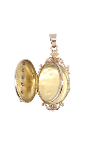 Pendentif Pendentif porte-photo Napoléon II or jaune 58 Facettes 083701