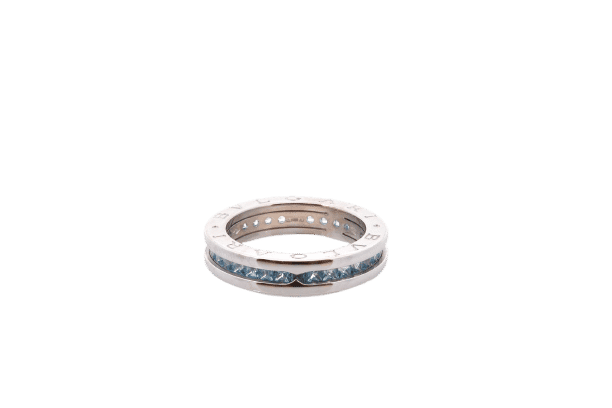 Bague signée Bulgari B.Zero1 topazez blues 58 Facettes 27313