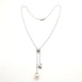 Collier Collier en or blanc 58 Facettes