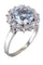 Bague 57 Bague ancienne aigue-marine et diamants 58 Facettes 086791