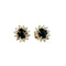 Boucles d'oreilles Boucles d'oreilles en or avec saphir et diamants 58 Facettes 2411030