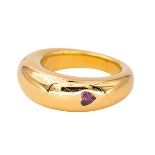 Bague 49 Chaumet Bague  Jonc   Or jaune Saphir 58 Facettes 4437818CN