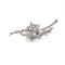 Broche Broche florale - Or blanc & Diamants 58 Facettes 250417R