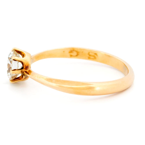 Bague 50 Bague solitaire en or jaune et diamant 58 Facettes E7B0B78B1E4549C3876B65816C9177BF