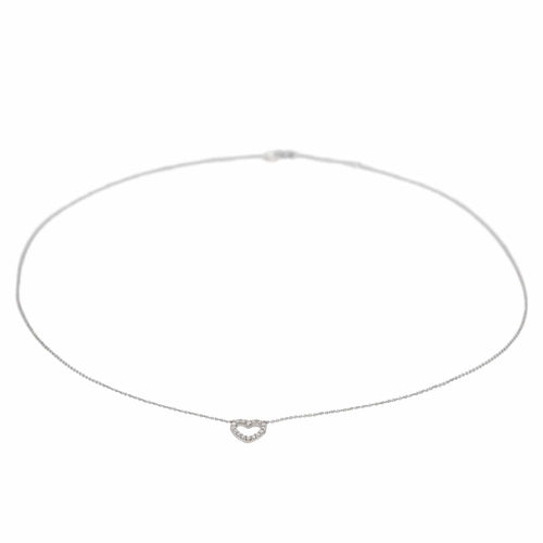 Collier Collier Coeur Or blanc Diamant 58 Facettes 3079788CN