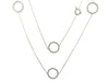 Collier collier MAUBOUSSIN sautoir le premier jour 100 cm or blanc 58 Facettes 259718