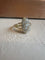 Bague 51 Antique yellow gold diamond ring 58 Facettes