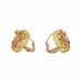 Boucles d'oreilles Boucles d'oreilles Dormeuses Or jaune Rubis 58 Facettes 3309389CN