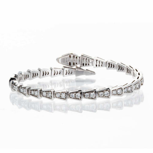 Bracelet Bulgari - Bracelet Serpenti Viper Diamants Medium 58 Facettes 2.17250