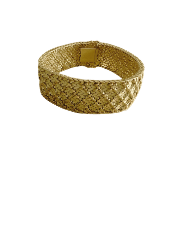 Bracelet Bracelet ruban souple or jaune 58 Facettes 35