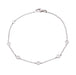 Bracelet Bracelet Chaine or blanc diamant 58 Facettes