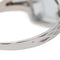 Bague 57 Bague Or blanc Aigue Marine 58 Facettes 2905359CN