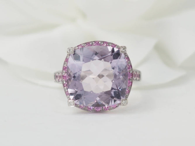 Bague 54 Bague Mauboussin "Couleur d'Amour" en or blanc et Améthyste 58 Facettes 33213